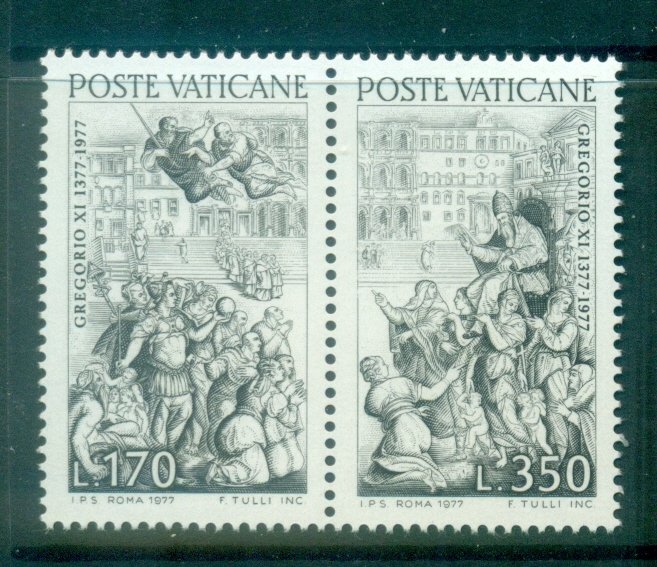 VATİKAN 1977 Papa XI Gregor’un Roma’ya dönüşünün 600. Yıldönümü