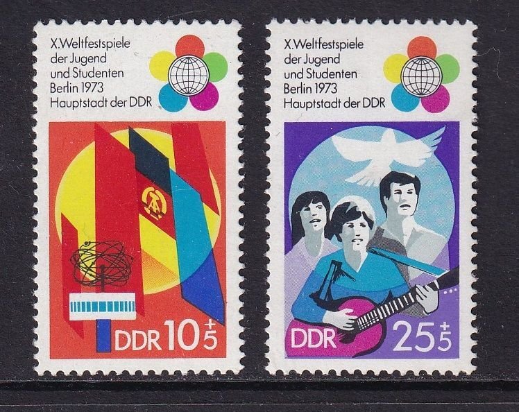 ALMANYA DDR 1973 GENÇLİK FESTİVALİ BERLİN