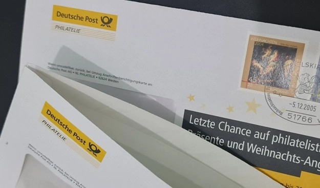 Weihnachten 2005 Philatelie Zarfı – Deutsche Post Euskirchen