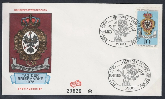 Almanya 1975 Damga Günü FDC