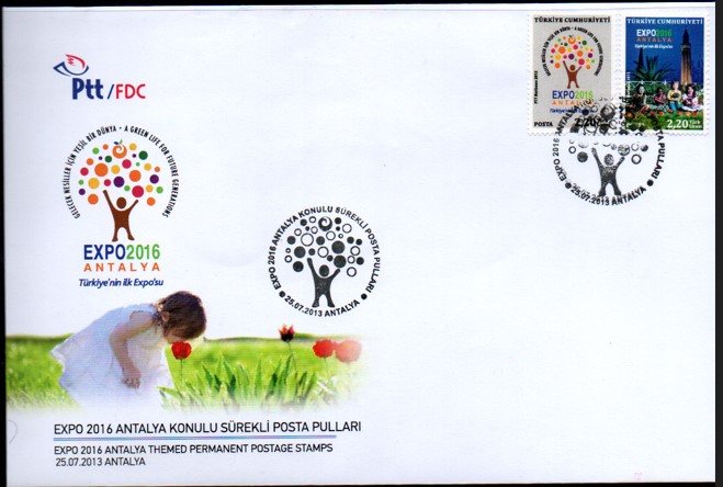 2013 EXPO 2016 ANTALYA FDC