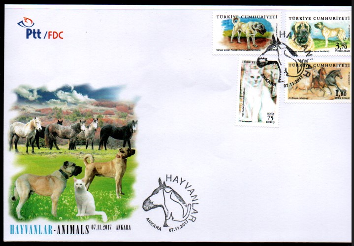2017 HAYVANLAR FDC