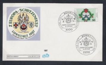 Almanya 1987 Avrupa Atıcılık Festivali, Lippstadt FDC