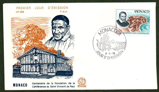 Monako 1976 Vincent-de-Paul Konferansı, FDC
