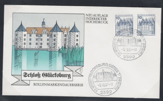 Almanya 1987 Kaleler ve Saraylar, Nadir 6’lı FDC Set