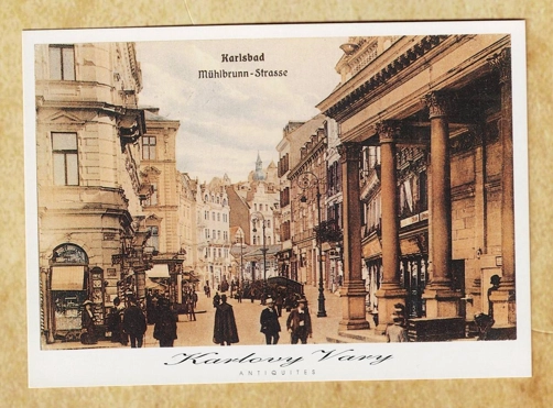 Karlsbad Mühlbrunn-Strasse Kartpostalı