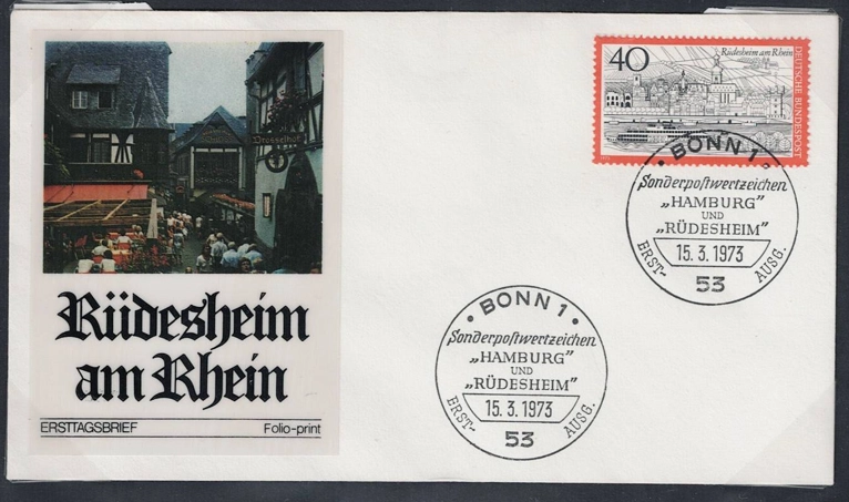 Almanya 1973, Rüdesheim FDC