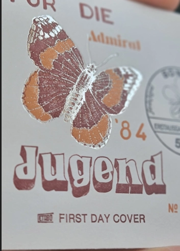 Federal 1984 ** Set Mi 1202-05 Gençlik Tozlayıcı Böcekler Bal Arısı Amiral