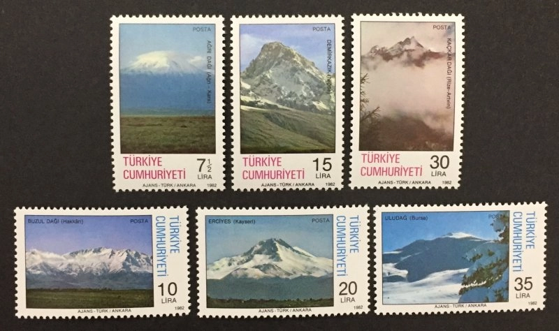 1982 ANADOLU DAĞLARI MNH SERİ