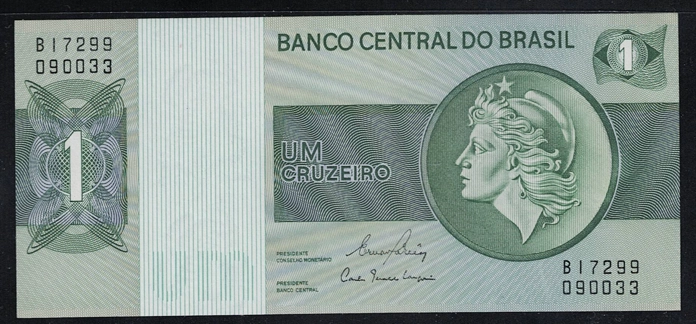 Brezilya 1 Cruzeiro 1972 Çil