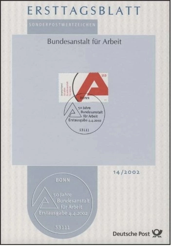 Almanya ETB, Ersttagsblatt 14/2002 – 200 Jahre Friedrich Schinkel