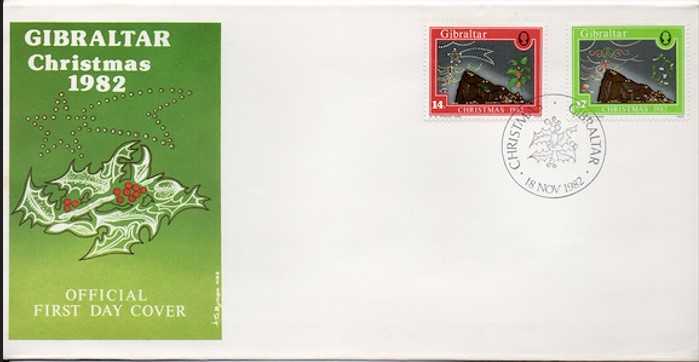 Gibraltar 1969 Noel FDC