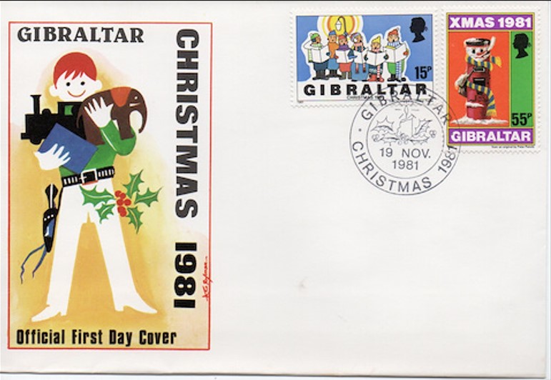 Gibraltar 1981 Noel FDC