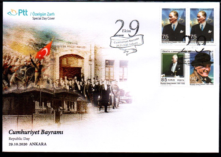 2020 CUMHURİYET BAYRAMI ÖZEL GÜN ZARFI