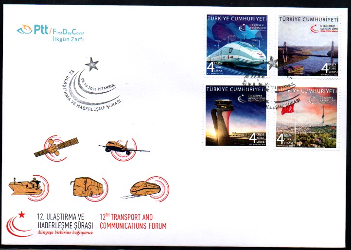 2013 12. ULAŞTIRMA DENİZCİLİK HABERLEŞME ŞURASI FDC 