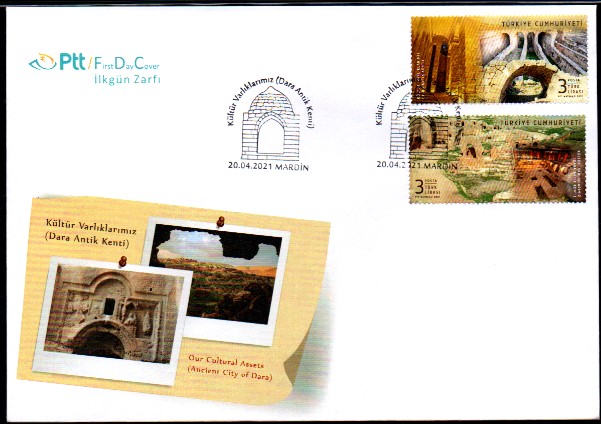 2021 KÜLTÜR VARLIKLARIMIZ (DARA ANTİK KENTİ) FDC