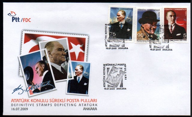 2009 ATATÜRK KONULU SÜREKLİ SERİ FDC