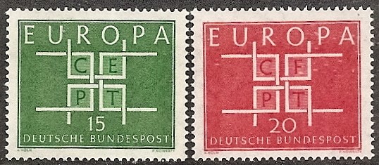 1963 ALMANYA EUROPA CEPT