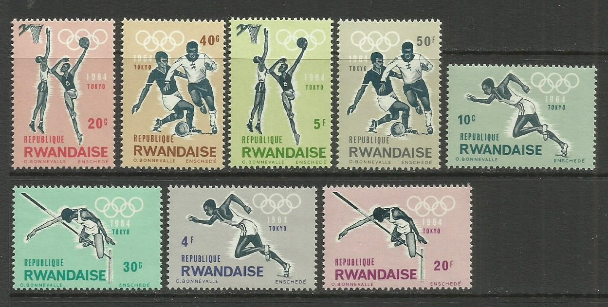 RUANDA 1964 YAZ OLİMPİYATLARI TOKYO