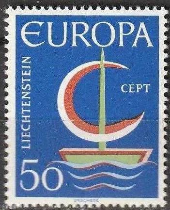 1966 LİECHTENSTEİN EUROPA CEPT