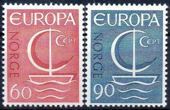 1966 NORVEÇ EUROPA CEPT