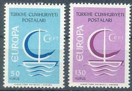 1966 TÜRKİYE EUROPA CEPT