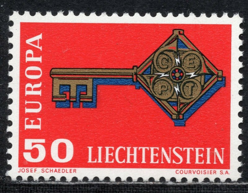 1968 LIECHTENSTEIN EUROPA CEPT