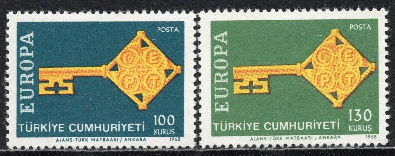 1968 TÜRKİYE EUROPA CEPT