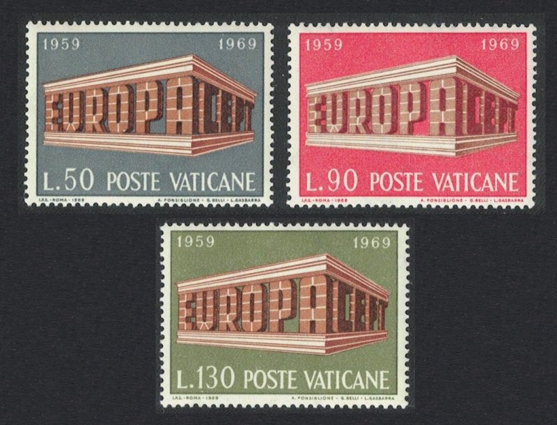 1969 VATİKAN EUROPA CEPT
