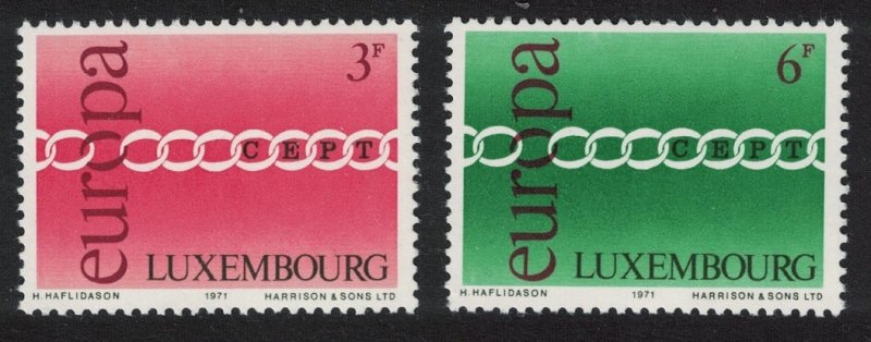 1971 LÜKSEMBURG EUROPA CEPT