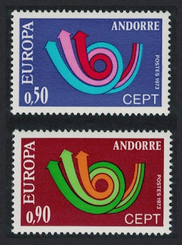 1973 ANDORRA FRANSA EUROPA CEPT