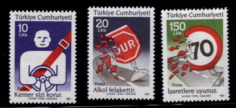 1987 TRAFİK KONULU SÜREKLİ SERİ MNH