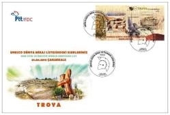 2018 UNESCO DÜNYA MİRAS LİSTESİNDEKİ ESERLER TROYA FDC