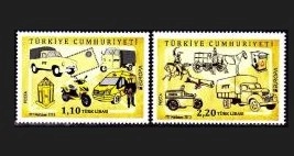 2013 EUROPA CEPT POSTA ARABALARI MNH