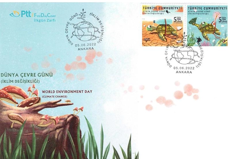 2022 DÜNYA ÇEVRE GÜNÜ (İKLİM DEĞİŞİKLİĞİ) FDC