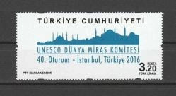 2016 UNESCO DÜNYA MİRAS KOMİTESİ 40.OTURUMU MNH