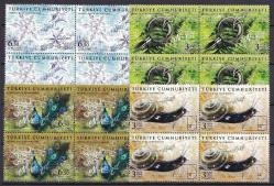 2020 FRAKTAL DOĞA YANSIMALARI 4 LÜ BLOK MNH