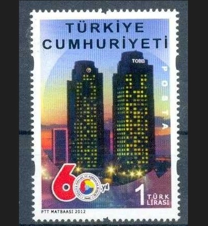 2012 TOBB NİN 60. YILI MNH