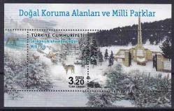 2016 DOĞAL KORUMA ALANLARI VE MİLLİ PARKLAR BLOK MNH
