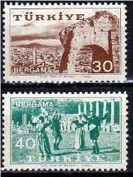 1957 BERGAMA KERMES OYUNLARI MNH