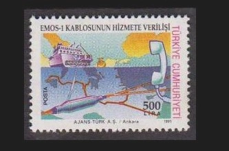 1991 EMOS-I KABLOSUNUN HİZMETE VERİLİŞİ MNH
