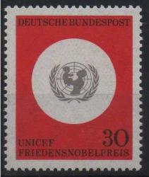 ALMANYA 1966 Unicef Logosu - Nobel Barış Ödülü