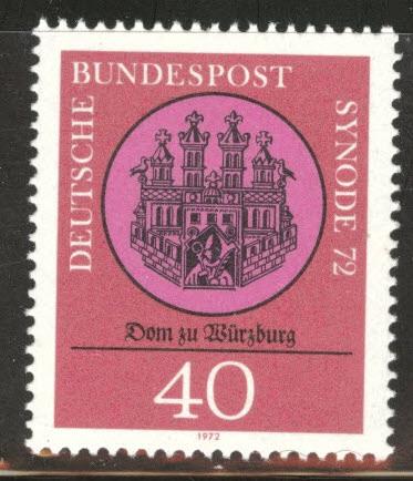 ALMANYA 1972 WÜRZBURG CATHEDRAL 