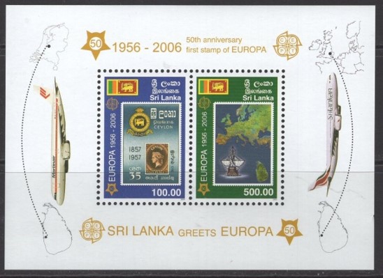 2006 SRİ LANKA EUROPA CEPT HATIRA BLOK