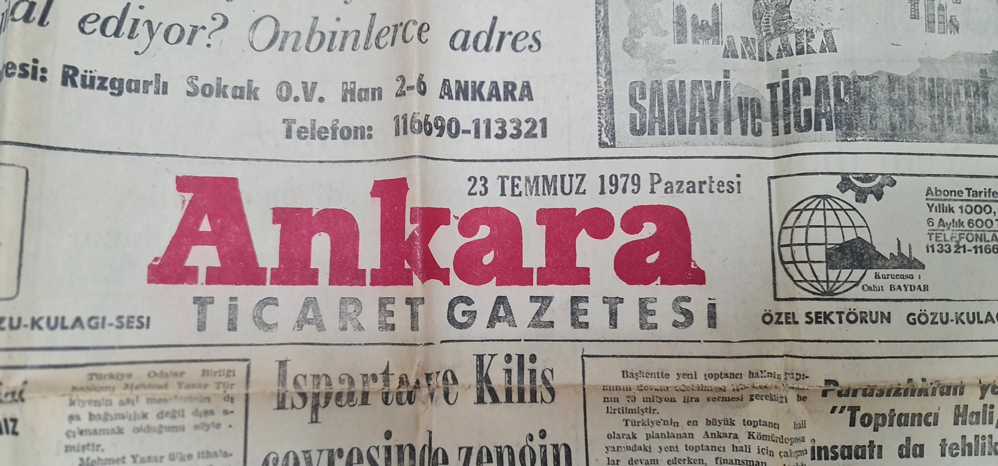 ANKARA TİCARET GAZETESİ, 1979