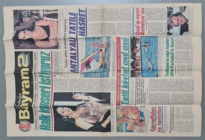 ANTALYA BAYRAM GAZETESİ VE BAYRAM 2 EKİ, 1988