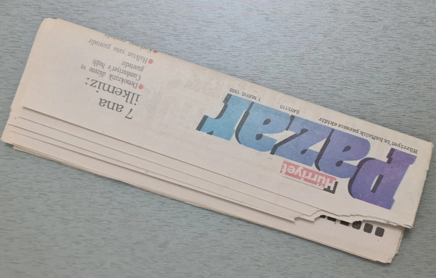 HÜRRÜYET GAZETESİ HAFTALIK PAZAR EKİ, 1988