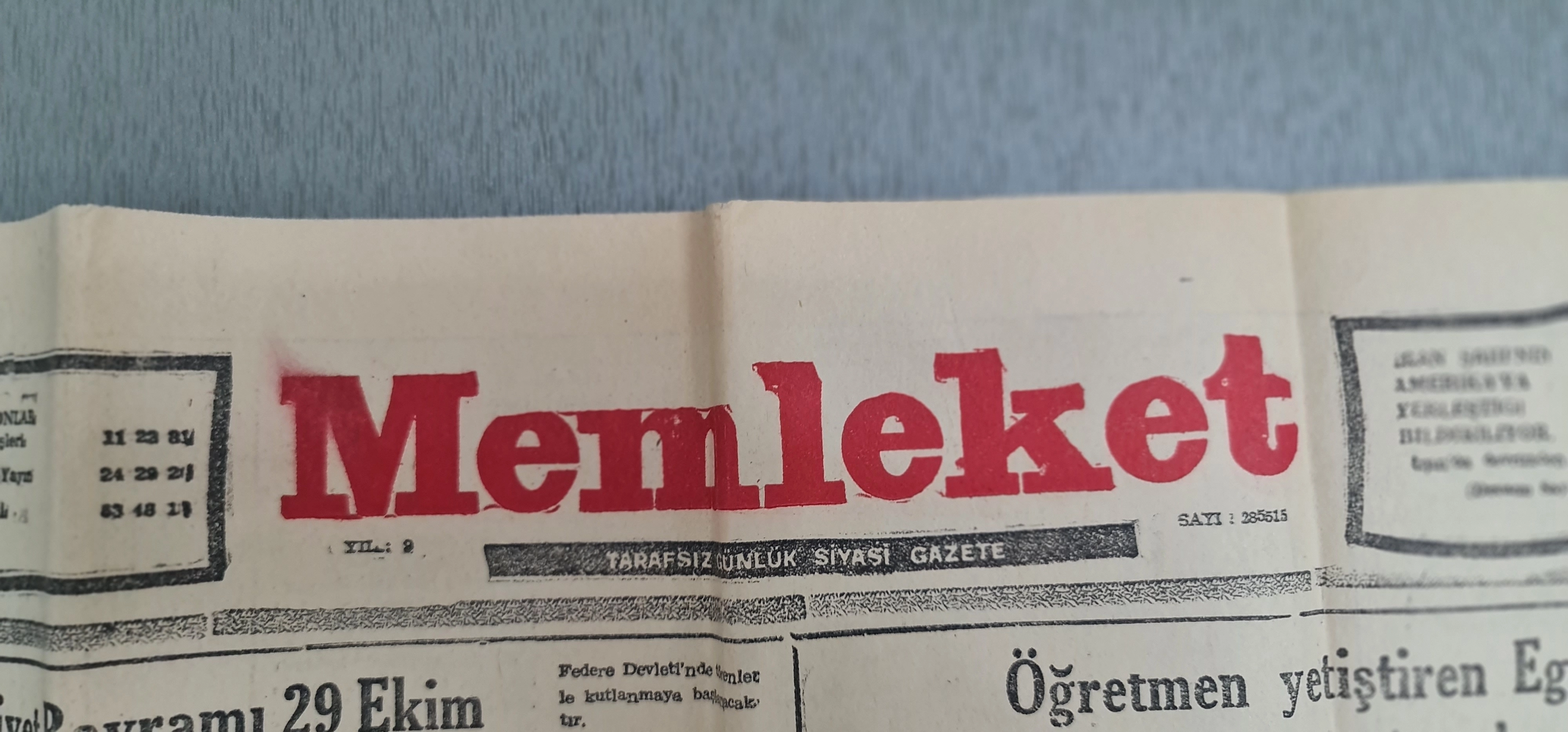MEMLEKET GAZETESİ, 1979