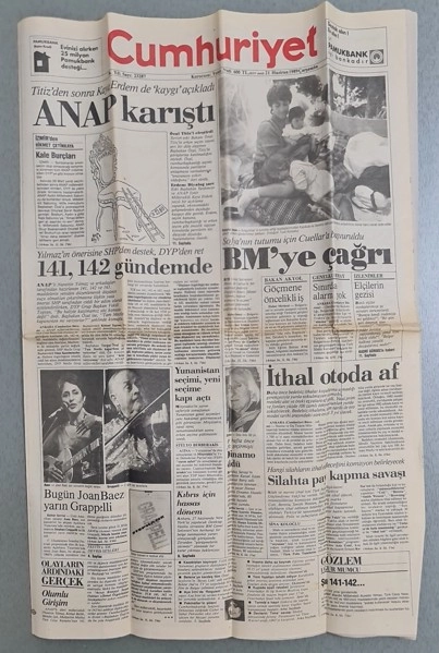 CUMHURİYET GAZETESİ