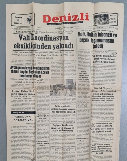 DENİZLİ GAZETESİ, 1979